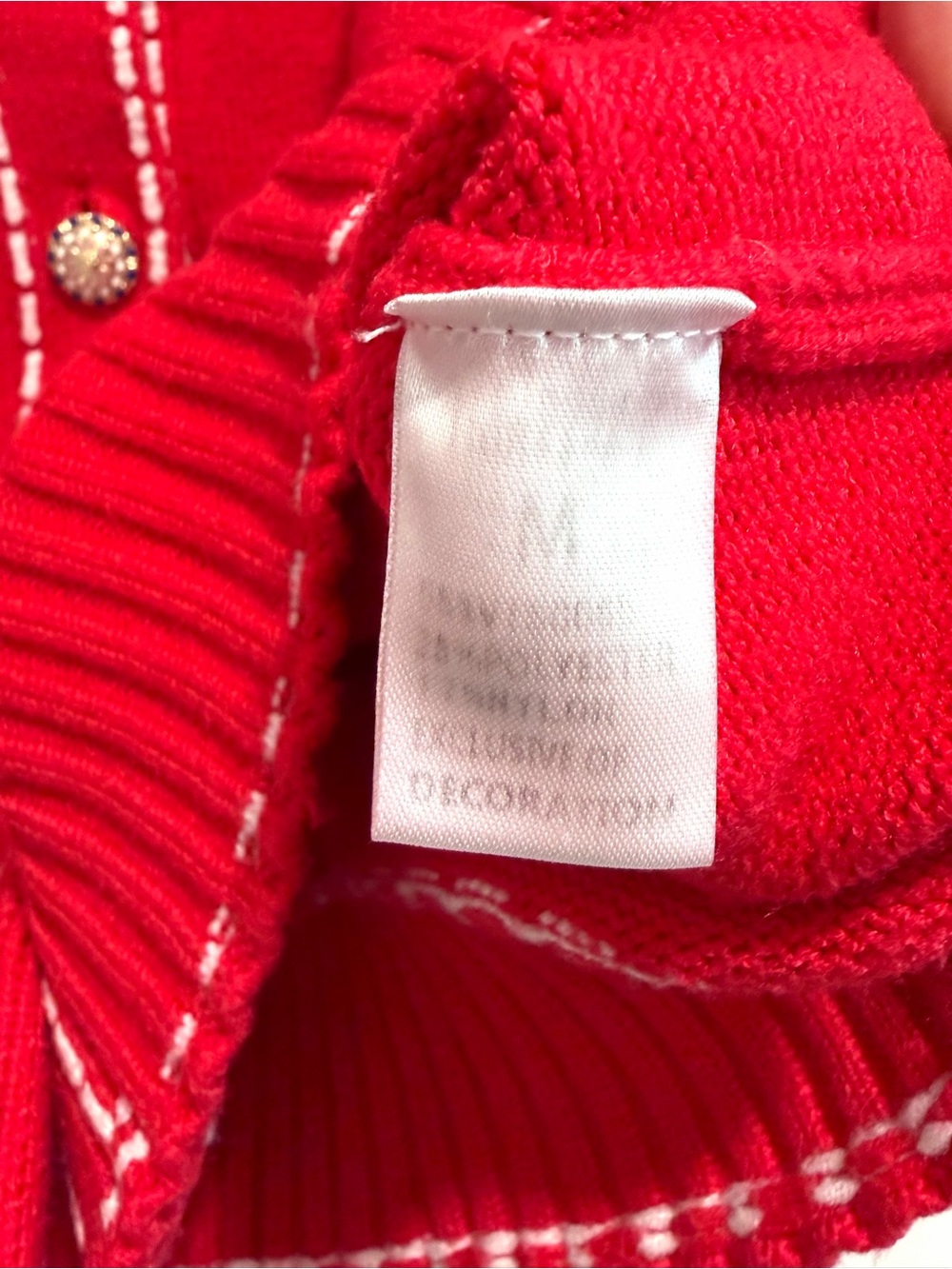 THML Short Sleeve Stitched Button Front Chunky Knit Cardigan - Picture 8 of 12
